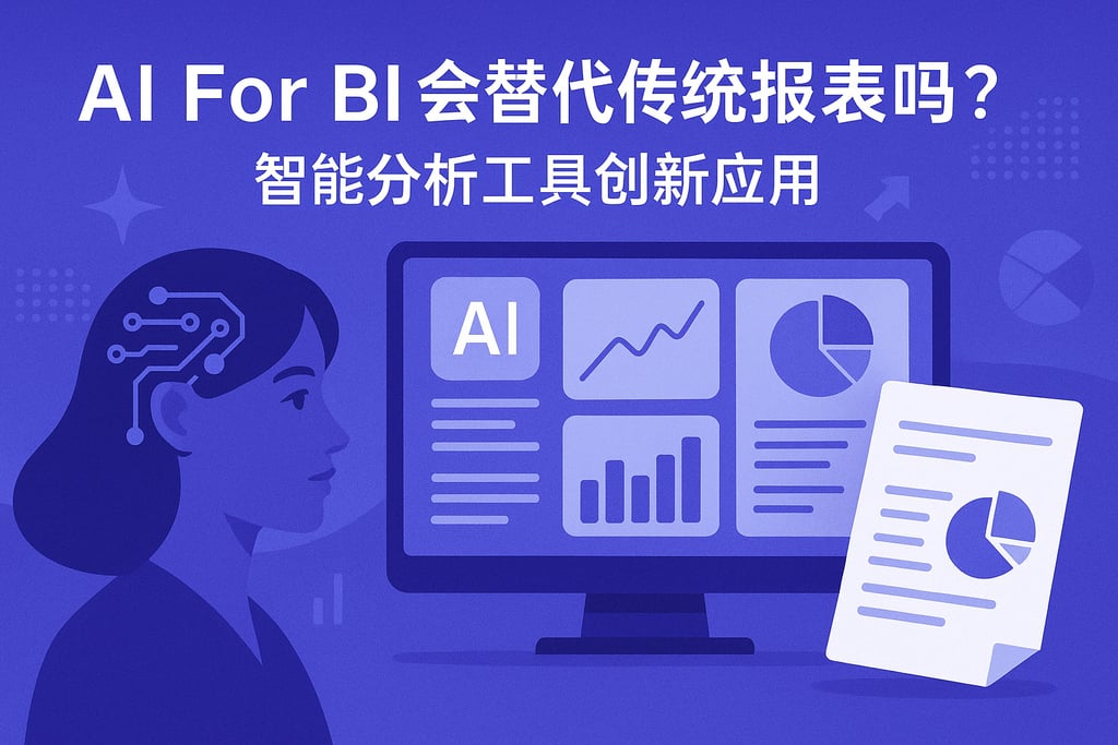 AI For BI会替代传统报表吗？智能分析工具创新应用